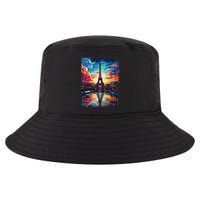 Paris Eiffel Tower I Love Paris Souvenir France Cool Comfort Performance Bucket Hat