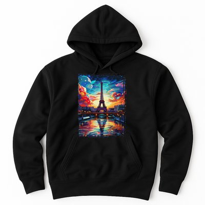 Paris Eiffel Tower I Love Paris Souvenir France Hoodie