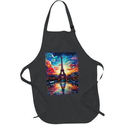 Paris Eiffel Tower I Love Paris Souvenir France Apron