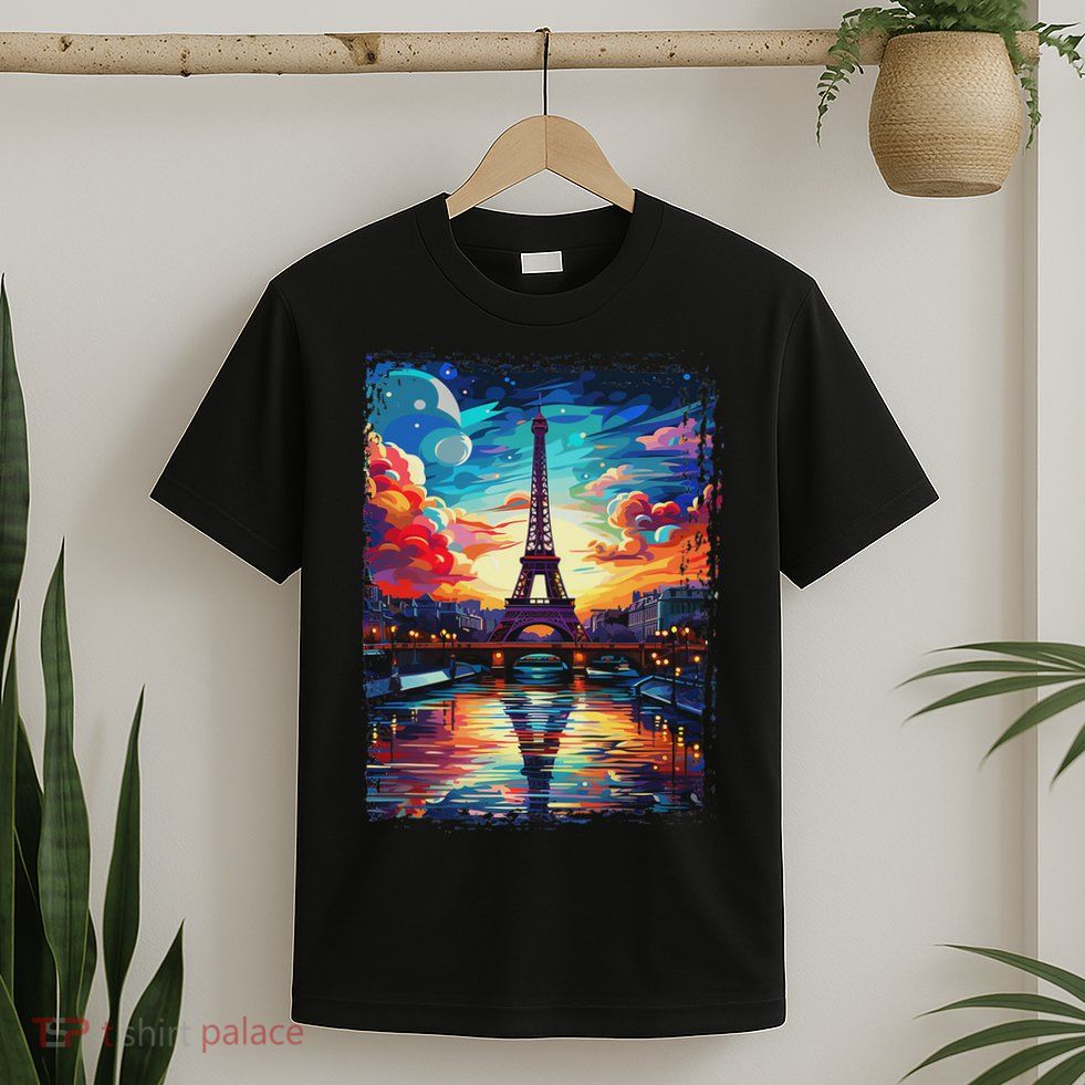 Paris Eiffel Tower I Love Paris Souvenir France T-Shirt