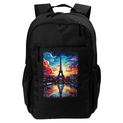 Paris Eiffel Tower I Love Paris Souvenir France Backpack