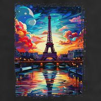 Paris Eiffel Tower I Love Paris Souvenir France Adult Drive Performance Visor