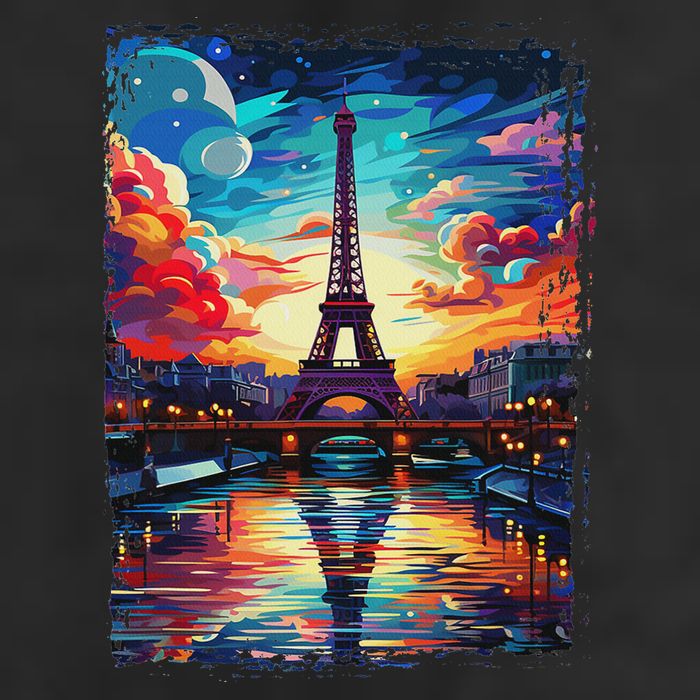 Paris Eiffel Tower I Love Paris Souvenir France Adult Drive Performance Visor