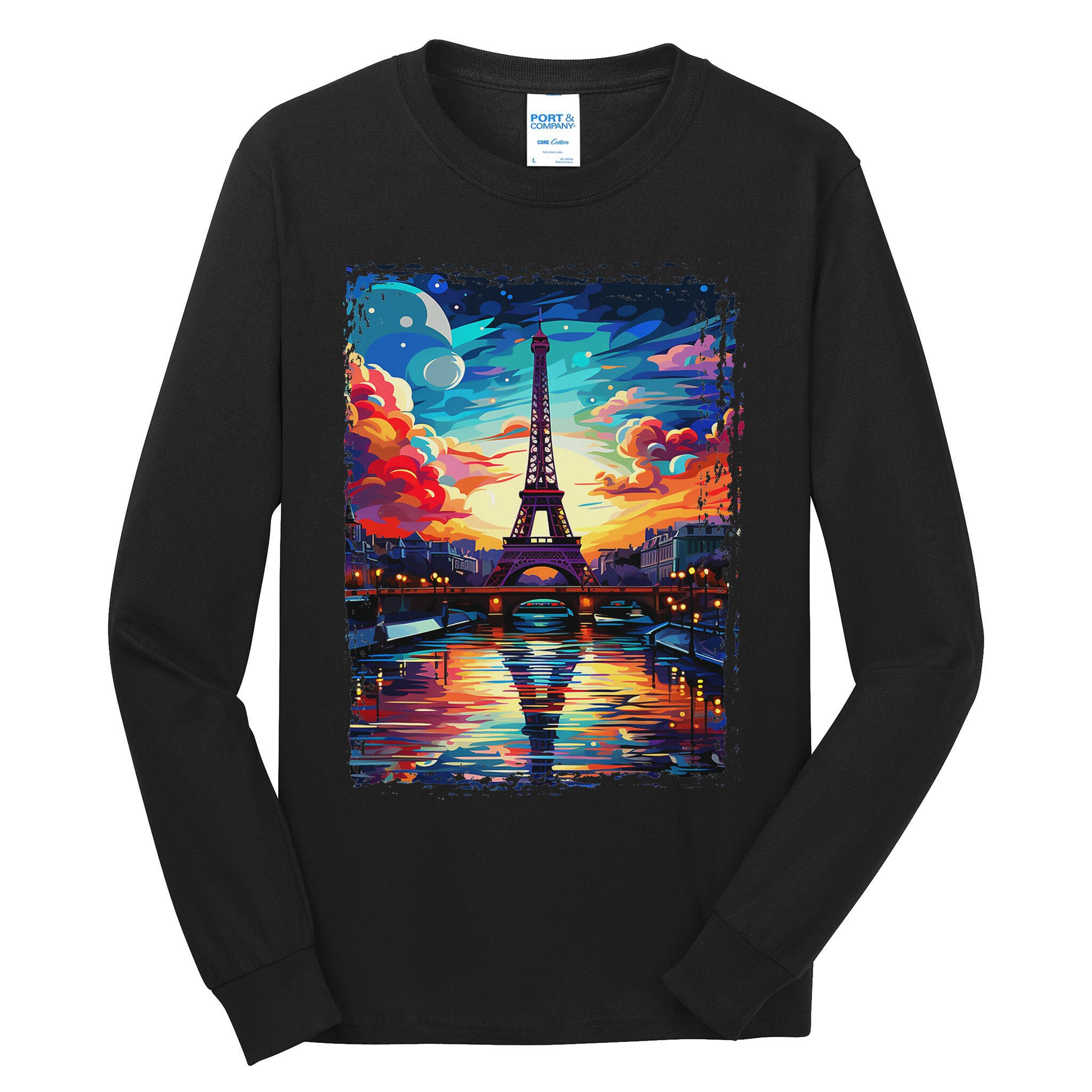 Paris Eiffel Tower I Love Paris Souvenir France Tall Long Sleeve T-Shirt