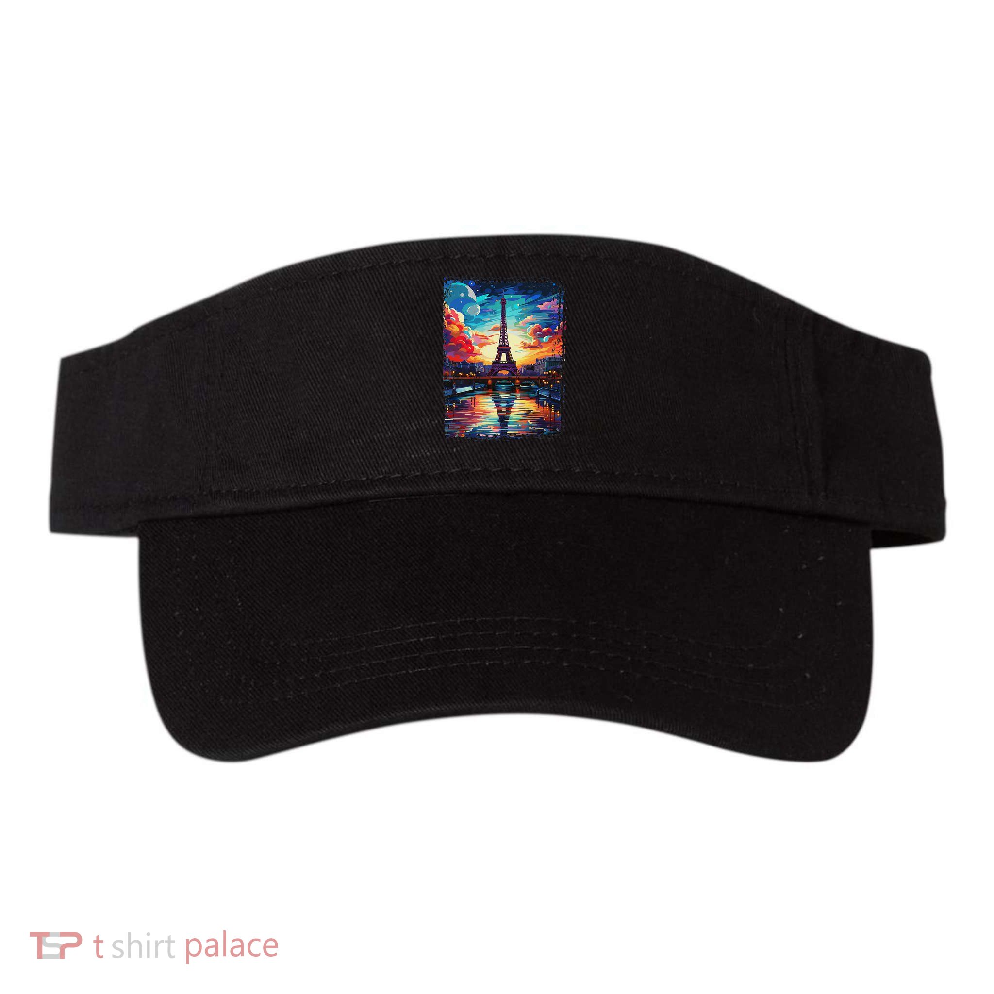 Paris Eiffel Tower I Love Paris Souvenir France Visor