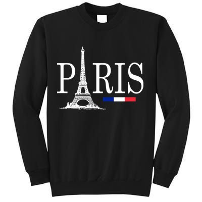 Paris Eiffel Tower Logo Sweatshirt