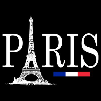 Paris Eiffel Tower Logo T-Shirt