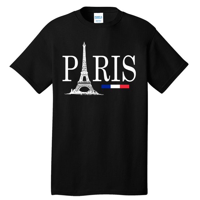 Paris Eiffel Tower Logo Tall T-Shirt