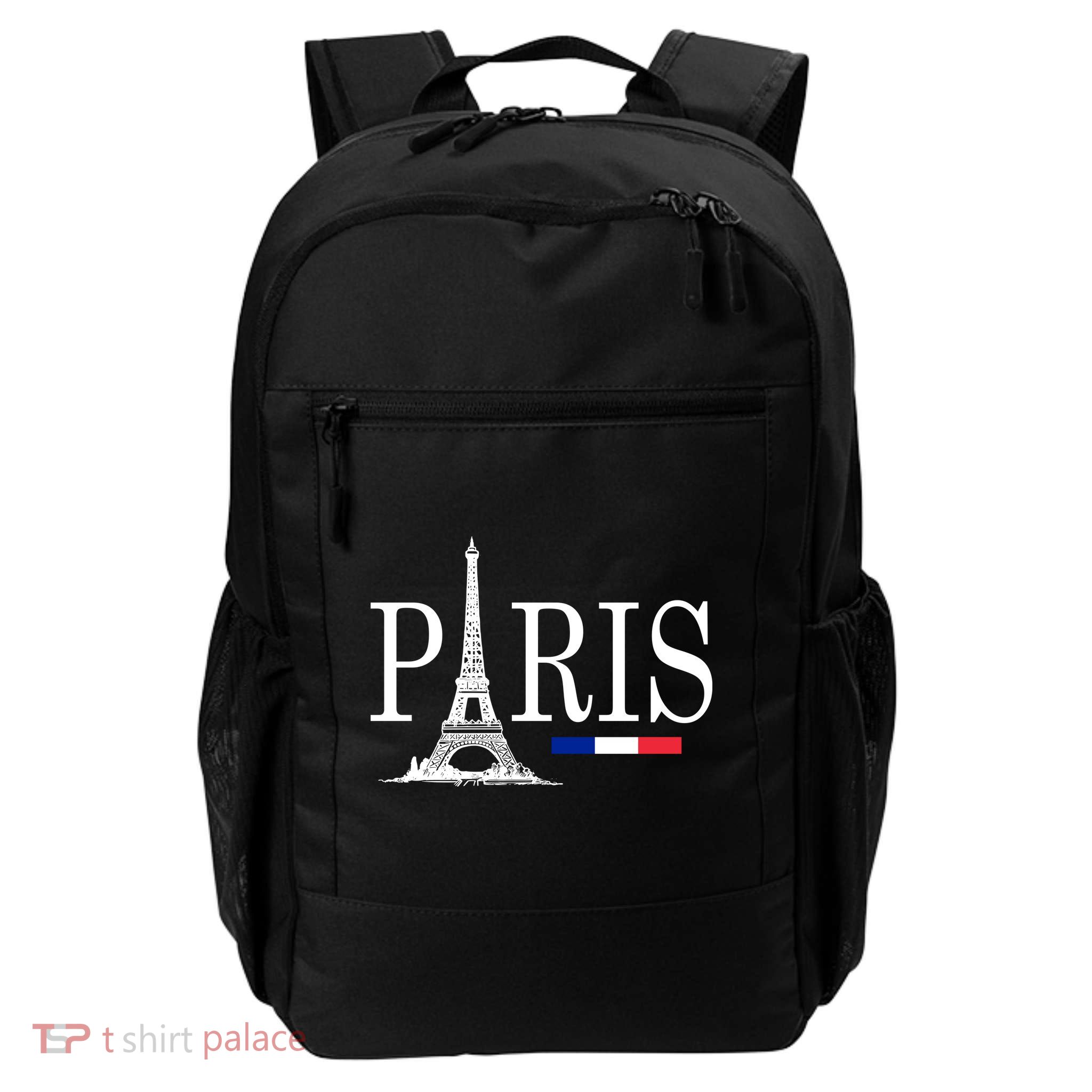 Paris Eiffel Tower Logo Backpack