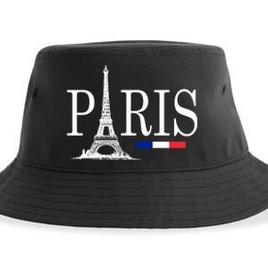 Paris Eiffel Tower Logo Sustainable Bucket Hat