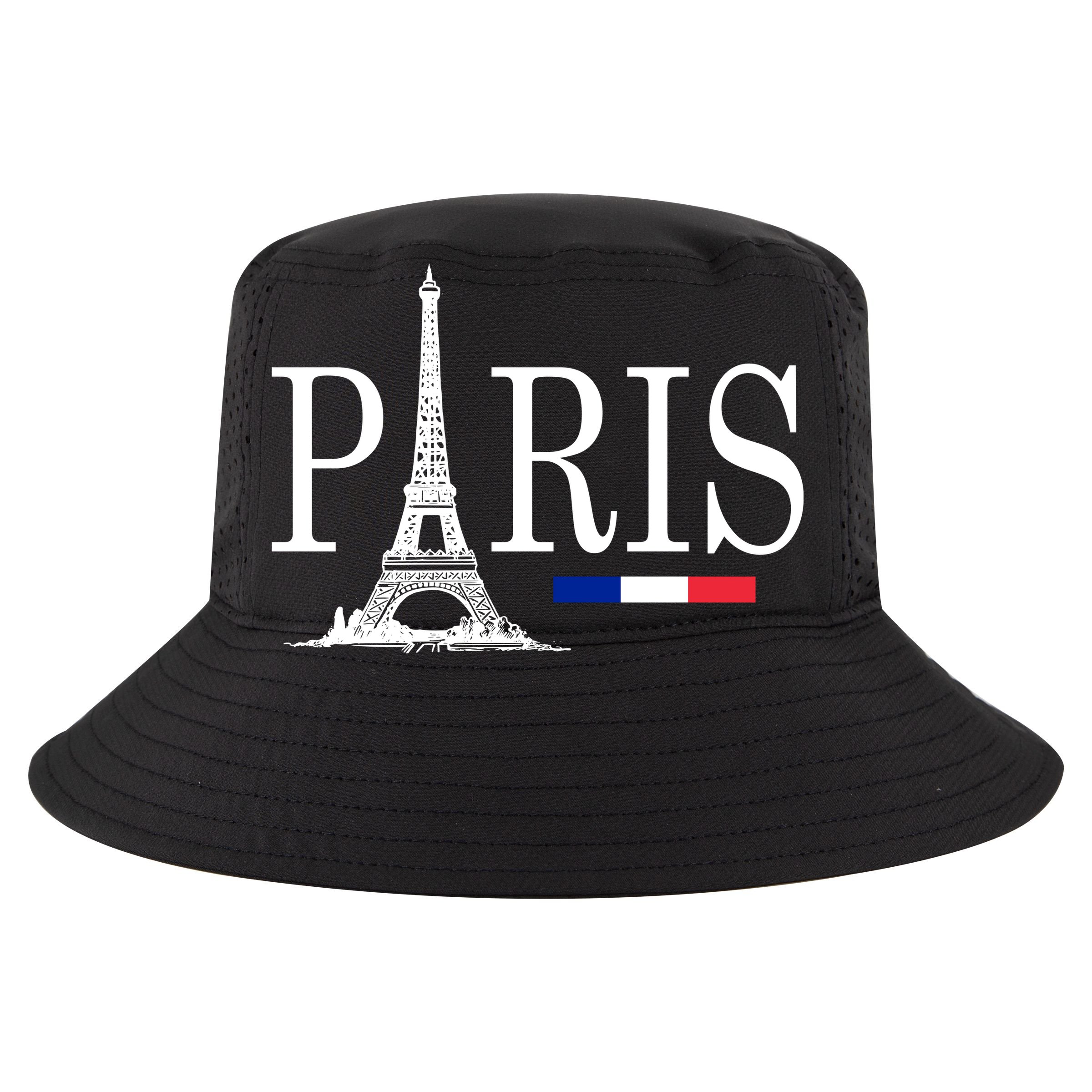 Paris Eiffel Tower Logo Sustainable Bucket Hat