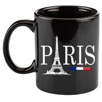 Paris Eiffel Tower Logo 11oz C Handle Ceramic Mug
