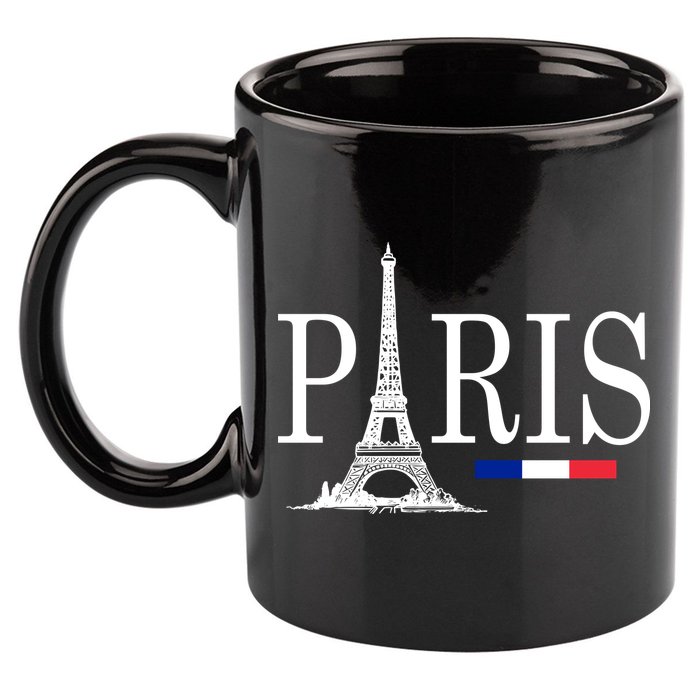 Paris Eiffel Tower Logo 11oz C Handle Ceramic Mug