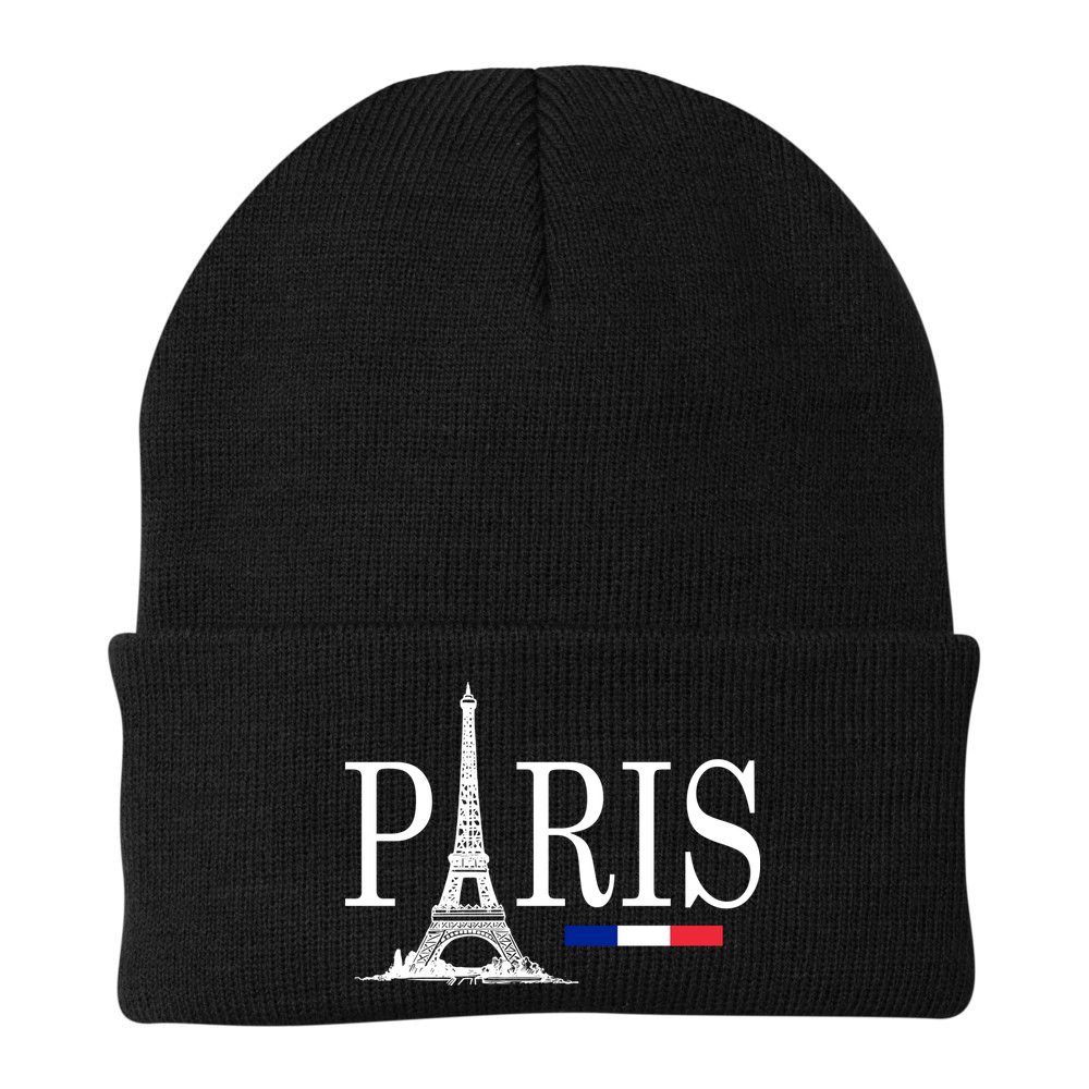 Paris Eiffel Tower Logo Beanie
