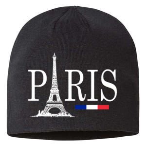 Paris Eiffel Tower Logo Sustainable Beanie