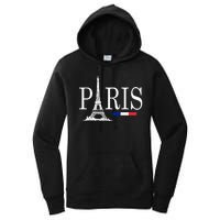 Paris Eiffel Tower Logo Women's Pullover Hoodie