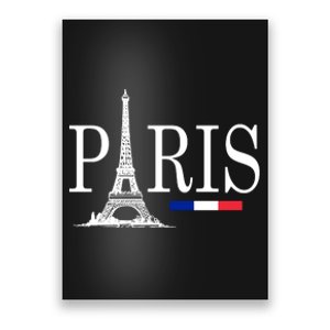 Paris Eiffel Tower Logo Poster