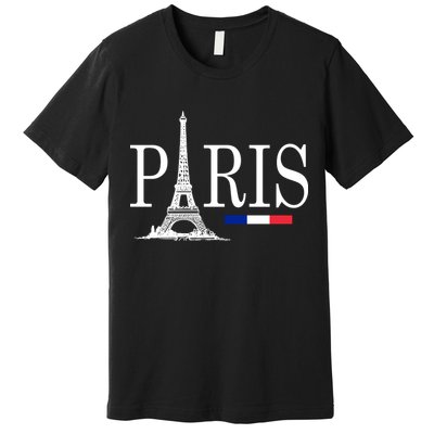 Paris Eiffel Tower Logo Premium T-Shirt