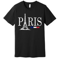 Paris Eiffel Tower Logo Premium T-Shirt