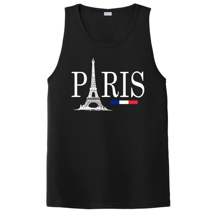 Paris Eiffel Tower Logo PosiCharge Competitor Tank