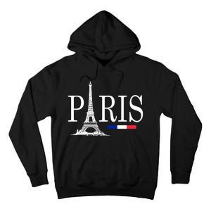 Paris Eiffel Tower Logo Tall Hoodie