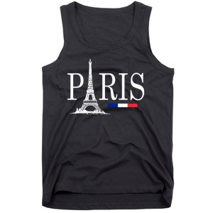 Paris Eiffel Tower Logo Tank Top