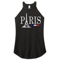 Paris Eiffel Tower Logo Women's Perfect Tri Rocker Tank