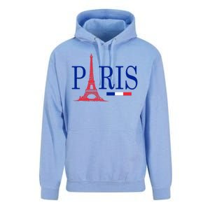 Paris Eiffel Tower Logo Unisex Surf Hoodie