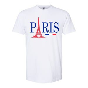 Paris Eiffel Tower Logo Softstyle CVC T-Shirt