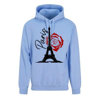 Paris Eiffel Tower France French Vintage Souvenir Unisex Surf Hoodie