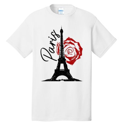 Paris Eiffel Tower France French Vintage Souvenir Tall T-Shirt