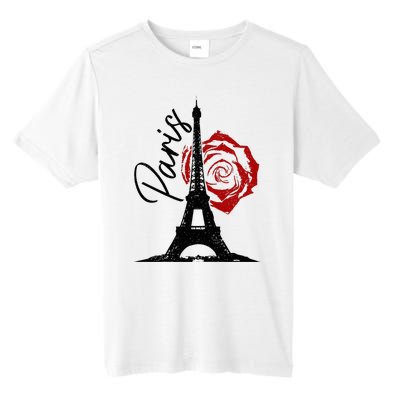 Paris Eiffel Tower France French Vintage Souvenir Tall Fusion ChromaSoft Performance T-Shirt