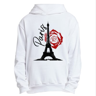 Paris Eiffel Tower France French Vintage Souvenir Urban Pullover Hoodie