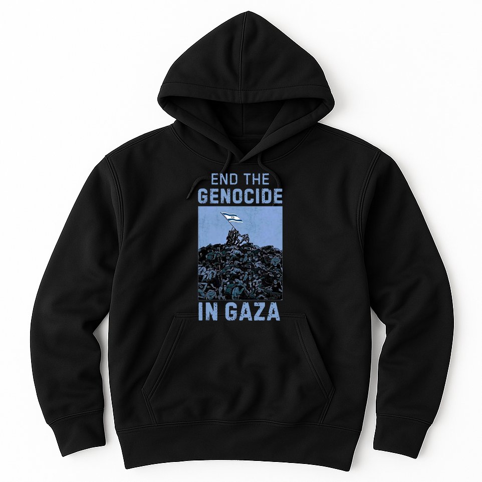 Palestine End the Genocide in Gaza Hoodie