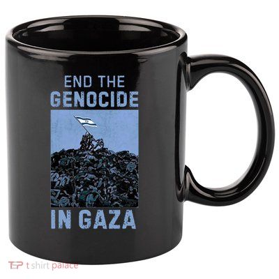 Palestine End the Genocide in Gaza 11oz C Handle Ceramic Mug