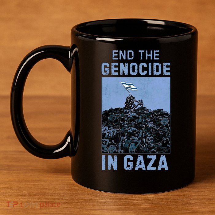 Palestine End the Genocide in Gaza 11oz C Handle Ceramic Mug
