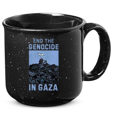 Palestine End the Genocide in Gaza 15oz Campfire Ceramic Mug