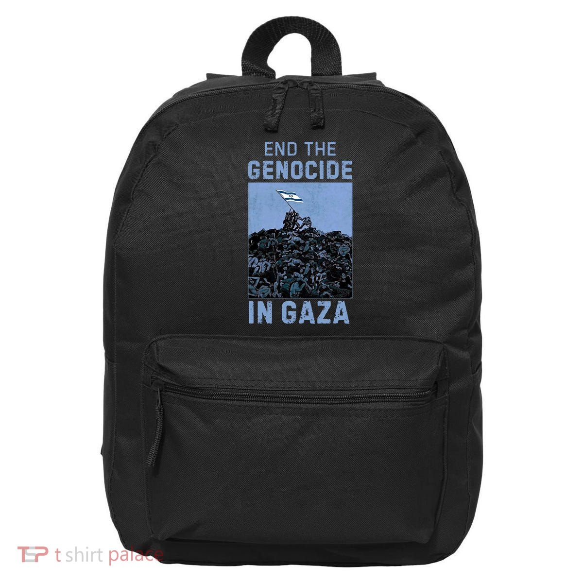 Palestine End the Genocide in Gaza 16 in Basic Backpack