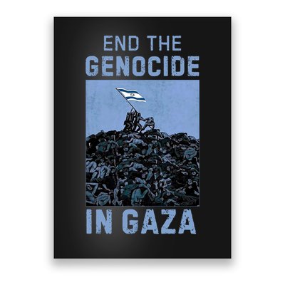 Palestine End the Genocide in Gaza Poster