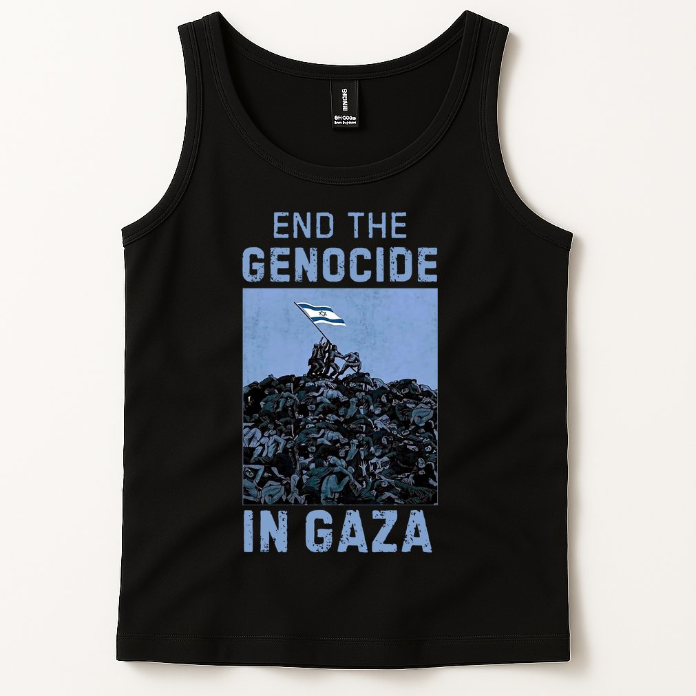Palestine End the Genocide in Gaza Tank Top