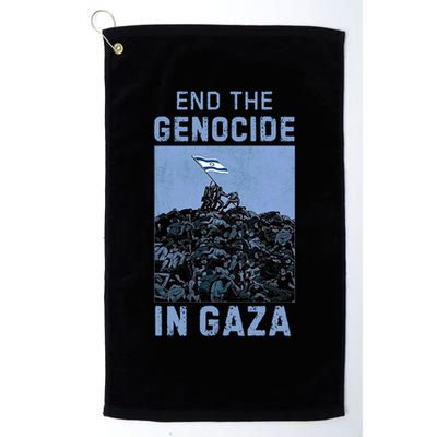 Palestine End the Genocide in Gaza Golf Towel