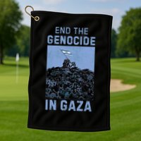 Palestine End the Genocide in Gaza Golf Towel