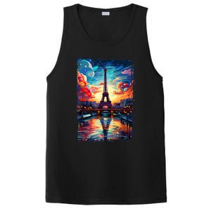 Paris Eiffel Tower I Love Paris Souvenir France PosiCharge Competitor Tank