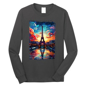 Paris Eiffel Tower I Love Paris Souvenir France Long Sleeve Shirt