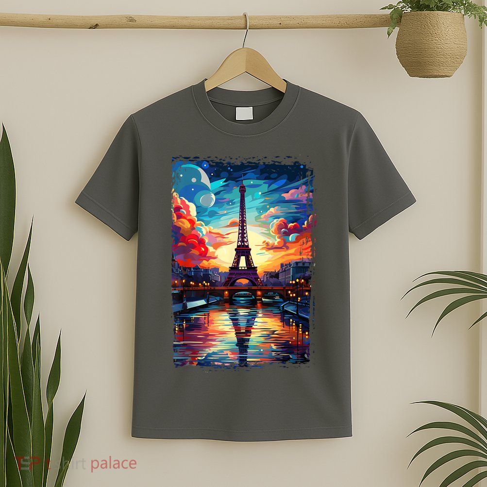 Paris Eiffel Tower I Love Paris Souvenir France T-Shirt