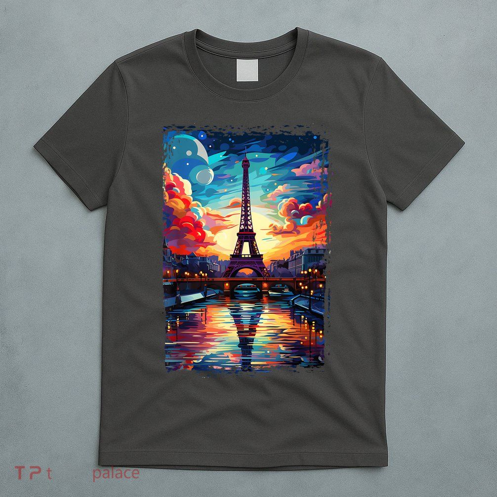 Paris Eiffel Tower I Love Paris Souvenir France T-Shirt