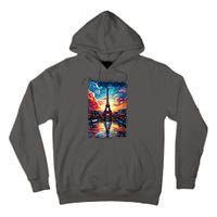 Paris Eiffel Tower I Love Paris Souvenir France Tall Hoodie