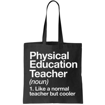 Physical Education Teacher Definition Sports P.E. School Bag