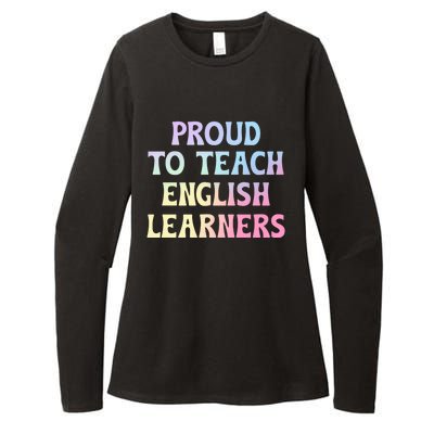 Proud Esl Teacher English As A Second Language Teacher Gift Womens CVC Long Sleeve Shirt