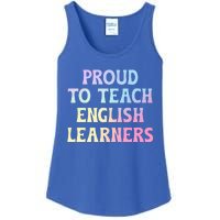 Proud Esl Teacher English As A Second Language Teacher Gift Ladies Essential Tank